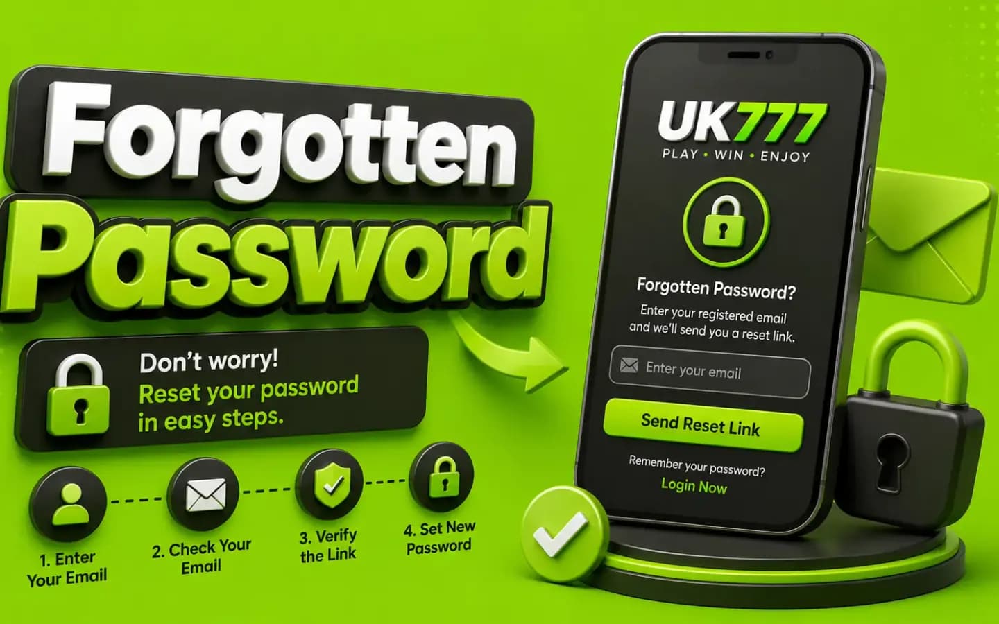 UK777 forgotten password recovery Recovering a forgotten UK777 password through the account recovery flow